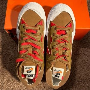 Nike Sacai Blazer Low, Light British Tan